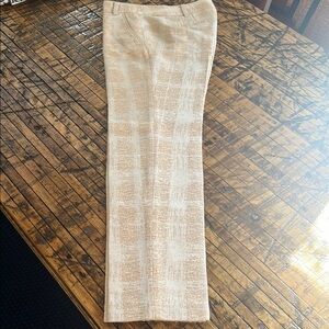 Tory Burch Cream Tweed Dress Pants - size 2
